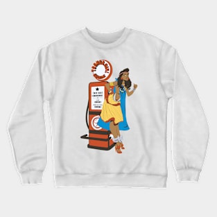 Tsonga-Girl Pinup Crewneck Sweatshirt